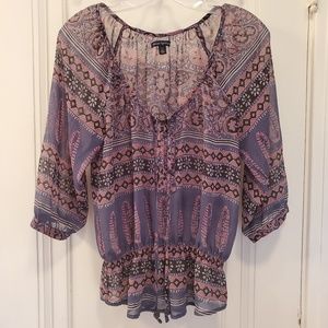 American Eagle Boho Blouse